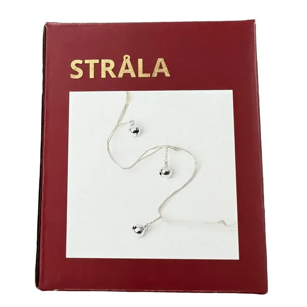 IKEA STRALA Led Jingle Bell Lighting Chain with 40 String Lights
